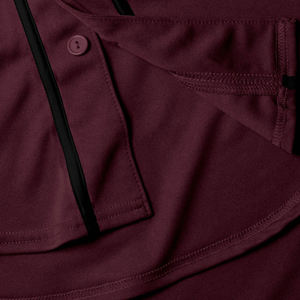 mesh baseball jersey <b>maroon</b> baseball jersey - Product Image 5