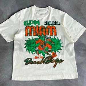 Camiseta de Moda para Mujer, 100% Algodón, Tejido Transpirable, Ecológico, Impresión Digital, Proveedor Mayorista OEM - Product Image 1