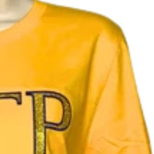 Camiseta de Mujer con Bordado de Purpurina Sigma Gamma Rho, Camiseta con Gráfico de Letras Griegas Brillantes, Manga Corta, Personalizada para Hermandades - Product Image 6