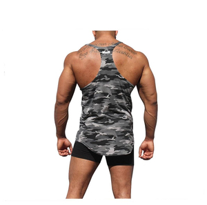 Débardeur à capuche sans manches pour homme, en polyester, couleur beige, grande taille, pour musculation et fitness, personnalisable avec logo, vente en gros - Product Image 5