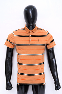 Camisas Polo a Rayas para Hombre, Mezcla de Algodón, Manga Corta, Estilo Casual de Verano, Corte Clásico, Estilo Urbano, Estilo Golf, Venta al Por Mayor - Product Image 4