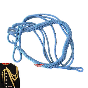 Blue <b>Braided</b> German Parade Aiguillette Nylon Cord Uniform Shoulder Cord High Tenacity Uniform <b>Accessory</b> - Product Image 1