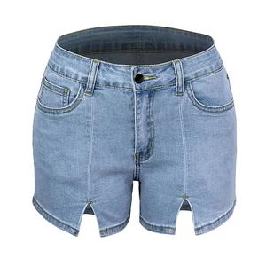 Blue Color Denim <b>Shorts</b> For <b>Women</b> Jeans Pearl Fashion Summer Pants Latest Casual Wear Sustainable Unisex <b>Women's</b> Denim <b>Shorts</b> - Product Image 1