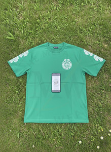 เสื้อยืดแขนสั้นผู้ชายสีขาว ปักโลโก้ด้านหน้า คอกลม ผ้าเจอร์ซีย์คอตตอน ทรงปกติ รับสั่งทำตามความต้องการ - Product Image 5