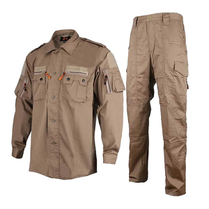 OEM Durable Multiple Pocket Reinforce Security Camouflage Clothes Supplier Industrial Mechanical Workshop Shirt and Cargo <b>Pants</b> - Product Image 1
