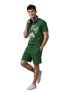 T-shirt et short personnalisés surdimensionnés avec impression sérigraphique, tissu de haute qualité, look tendance, ensemble de t-shirts personnalisés - Product Image 6