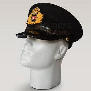 Chapeau d'uniforme classique avec broderie décorative et finition en tissu de qualité supérieure pour les collections de tenues cérémonielles - Product Image 5