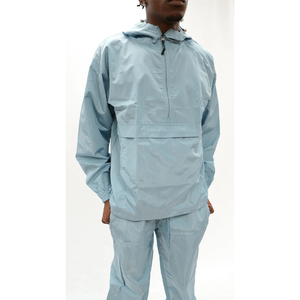 Nuevo Conjunto Deportivo Informal de Verano con Cierre de Cremallera, Chaqueta Cortavientos de Nailon, Talla Grande, Transpirable y Ecológico - Product Image 2