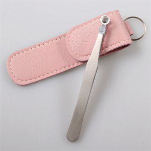 Easy Cut Stainless Steel <b>Long</b> Needle Round Head <b>Nose</b> Hair Tweezers for Men - Product Image 4