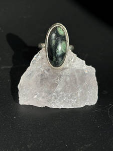 Bague de luxe en argent sterling 925 faite à la main en jaspe naturel Kambaba Galaxy Ring Perfect Fine Jewelry Gift - Product Image 3