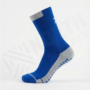 Crew Sport <b>Socks</b> Custom Logo Non-Slip Athletic Football Grip Breathable Performance Durable Customized Color Fit Pairs Wear - Product Image 3