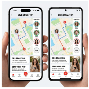 RoyalCraft Enterprise : Application SOS d'urgence, bouton de panique, alertes de sécurité, localisation en direct, contacts d'urgence pour - Product Image 3
