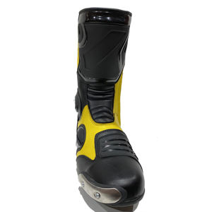 Botas de Motociclismo de Diseño Personalizado para Adultos, de Cuero Genuino, Altura hasta la Rodilla, Fabricadas Directamente, con Suela de Goma PU, para Invierno - Product Image 5