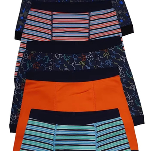 Caleçon boxeur en modal respirant personnalisé pour hommes slip imprimé Short en tissu tricoté respirant avec logo personnalisé - Product Image 6