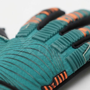 Gants de gardien de but professionnels en caoutchouc pour l'entraînement au football, respirants, avec paume en latex à haute adhérence, fermeture sécurisée du poignet, flexibles - Product Image 6