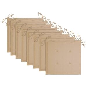 8 pz sedie da pranzo con Patio in legno massello di Acacia con cuscini di alta qualità Set di mobili da esterno - Product Image 4