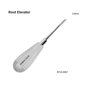 Élévateur dentaire manuel ergonomique 3,6 mm en acier inoxydable certifié CE par Roboz Tech Pakistan - Product Image 1