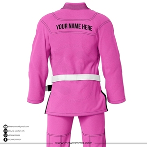 Kimono de Jiu-Jitsu Brésilien Premium en Tissu Perlé 100% Coton, Uniforme Professionnel de Grappling, Équipement d'Entraînement avec Logo Personnalisé - Product Image 5