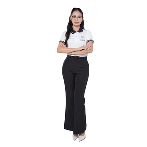 Uniforme Profesional para Cafetería, Restaurante y Panadería, Conjunto de Camisa Polo de Poliéster Tejido y Delantal, Ropa de Trabajo Personalizable para Personal - Product Image 4