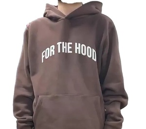 Autumn Winter Mens Hoodie and <b>Womens</b> Coat Heavy <b>Fleece</b> High Texture Printed <b>Pattern</b> French Terry Thick Cotton Mens Hoodies - Product Image 3