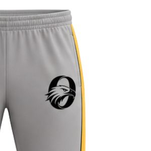 Men's Gray Yellow Cricket Pants Long Sports Trousers Team Uniform Outdoor Game Wear Training Bottoms <b>Athletic</b> Clothing - Product Image 5