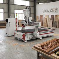 Router CNC Automático de Alta Potencia de 4 Ejes con Cabezal Oscilante, Motor Servo de 9kw, Bomba de Vacío, Mesa, Guía en Línea, NC Studio, Mach3