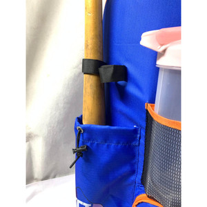 Custom Rolling Baseball <b>Backpack</b> with Telescopic Handle 4 Bat Storage Shoe Compartment and Heavy Duty <b>Wheels</b> - Product Image 3