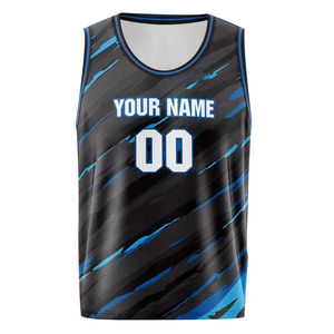 Maillot de basketball lavable coupe classique pour l'entraînement, les activités de plein air, les fêtes, toutes saisons, personnalisable OEM, 100 % polyester - Product Image 1