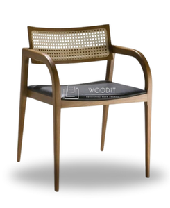 Sillón Plegable de Mimbre y Madera Maciza 100% de Lujo, Diseño Moderno y Ecológico para Sala de Estar, Dormitorio y Oficina en Casa, Novedad 2026 - Product Image 2