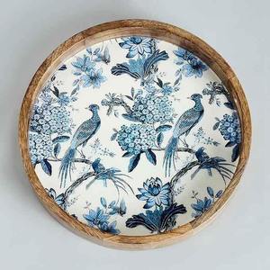 Assiette de présentation de desserts en bois d'acacia faite à la main, motif dessin animé, écologique, de qualité alimentaire, pour la maison et le quotidien, vente en gros sur mesure - Product Image 4