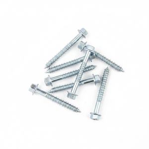Tornillo DIN de rosca gruesa para madera con cabeza hexagonal externa de punta afilada, modelo PDC 4, clase 4, acero al carbono (C1022/1018), métrico/pulgadas, HRC22-32 - Product Image 6