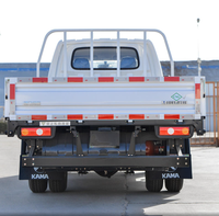Nouvelles mini-citernes 4x2, camions légers de transport de marchandises à double cabine avec bords rabattables
