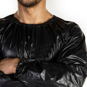 Traje de Sauna Transpirable para Hombre, de Alta Calidad, en Fibra de Poliéster, para Pérdida de Peso, Precio Razonable, Tendencia Actual - Product Image 3