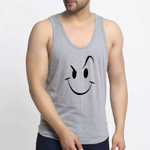 Camiseta sin mangas informal para hombre, camiseta deportiva y de uso activo de ajuste holgado personalizada para hombre, camiseta transpirable y de calidad superior para fitness. - Product Image 1