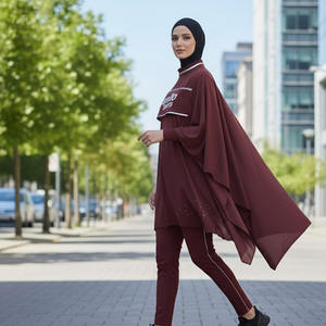 Nouveau produit 2025 : Châles personnalisés en mousseline unie, hijab instantané avec bonnets intérieurs en jersey, foulard en mousseline épaisse - Product Image 5