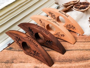 Finger Ring Reader Support <b>Book</b> Finger Holder Wooden - Product Image 4