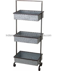 Bac à fleurs en métal décoratif, bac à plantes, jardinière et vase de fleurs personnalisés en fer, à bas prix pour décor - Product Image 2