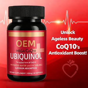 OEM ODM Ubiquinol CoQ10 Gélules Molles Force Maximale Forme Active de Coenzyme Q10 Complément Alimentaire - Product Image 3