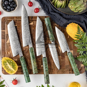 Juego de Cuchillos de Chef de Damasco de 67 Capas Hechos a Mano de Alto Rendimiento con Diseño de Última Generación y Mangos de Madera - Product Image 5