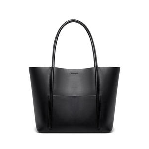 Nuevo Bolso Tote de Cuero Genuino para Mujer, con Logotipo Personalizable, de Piel de Vaca y Cuero PU, para Chicas y Damas - Product Image 2