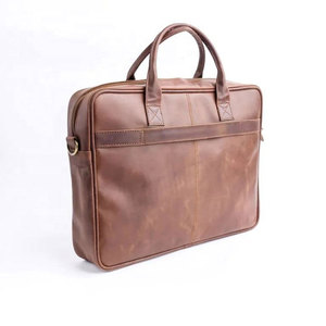 New Arrival Design <b>Laptop</b> Genuine Leather Unisex Soft Leather Large Zipper Computer Bag Fashion Business <b>Laptop</b> <b>Backpack</b> - Product Image 2