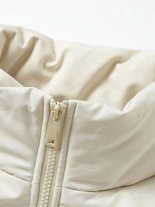 Veste d'hiver matelassée pour homme la plus vendue, nouvelle arrivée, veste en cuir imperméable personnalisée avec décoration en fourrure, grande taille - Service OEM - Product Image 2