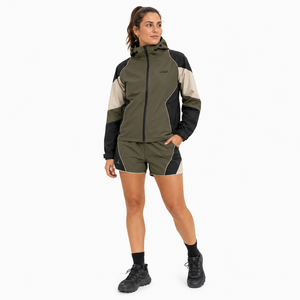 Ensemble de survêtement coupe-vent en polyester pour femme, léger et pliable, marque privée, fournisseur en gros - Product Image 2