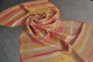 Estolas de Lana Fina con Teñido Espacial Zari, Bufanda Larga de Invierno Tejida, Bufanda Larga Tradicional de Cachemira - Product Image 4