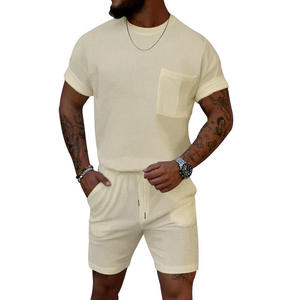 OEM 2026 New Arrival Custom Summer Men's Short Sleeve Suit <b>Sets</b> Formal Suits <b>Set</b> Casual Summer Short Suit <b>Set</b> - Product Image 4