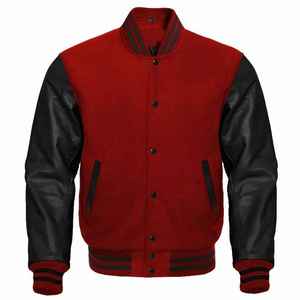 2024 Men's Heavy <b>Weight</b> Eco-Friendly Customized Color Varsity Jacket High Street Style <b>Stand</b> Baseball Jacket High Quality Winter - Product Image 2