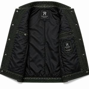 Factory Manufacture New Arrival Winter Long Sleeve <b>Men</b> <b>Jeans</b> <b>Jacket</b> 100% Cotton Customized Front Logo Wholesale 2026 - Product Image 4