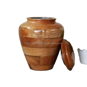 โกศไม้มะม่วงแบบอเมริกันสั่งทำได้สำหรับบรรจุอัฐิคน โกศไม้ทำมือทันสมัย ดีไซน์ปรับแต่งได้ - Product Image 3