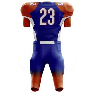Ensembles d'uniformes de football américain confortables pour hommes adultes, personnalisables par sublimation, respirants et anti-UV, directement du fournisseur d'usine - Product Image 6