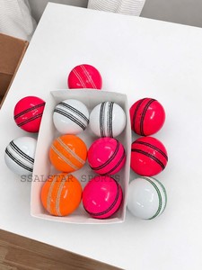 ลูกคริกเก็ตหนังสีมอลต์คุณภาพสูง ทนทาน น้ำหนัก 156 กรัม สำหรับเล่นกลางแจ้ง รับทำโลโก้ตามสั่ง จัดส่งตรงจากโรงงาน - Product Image 1